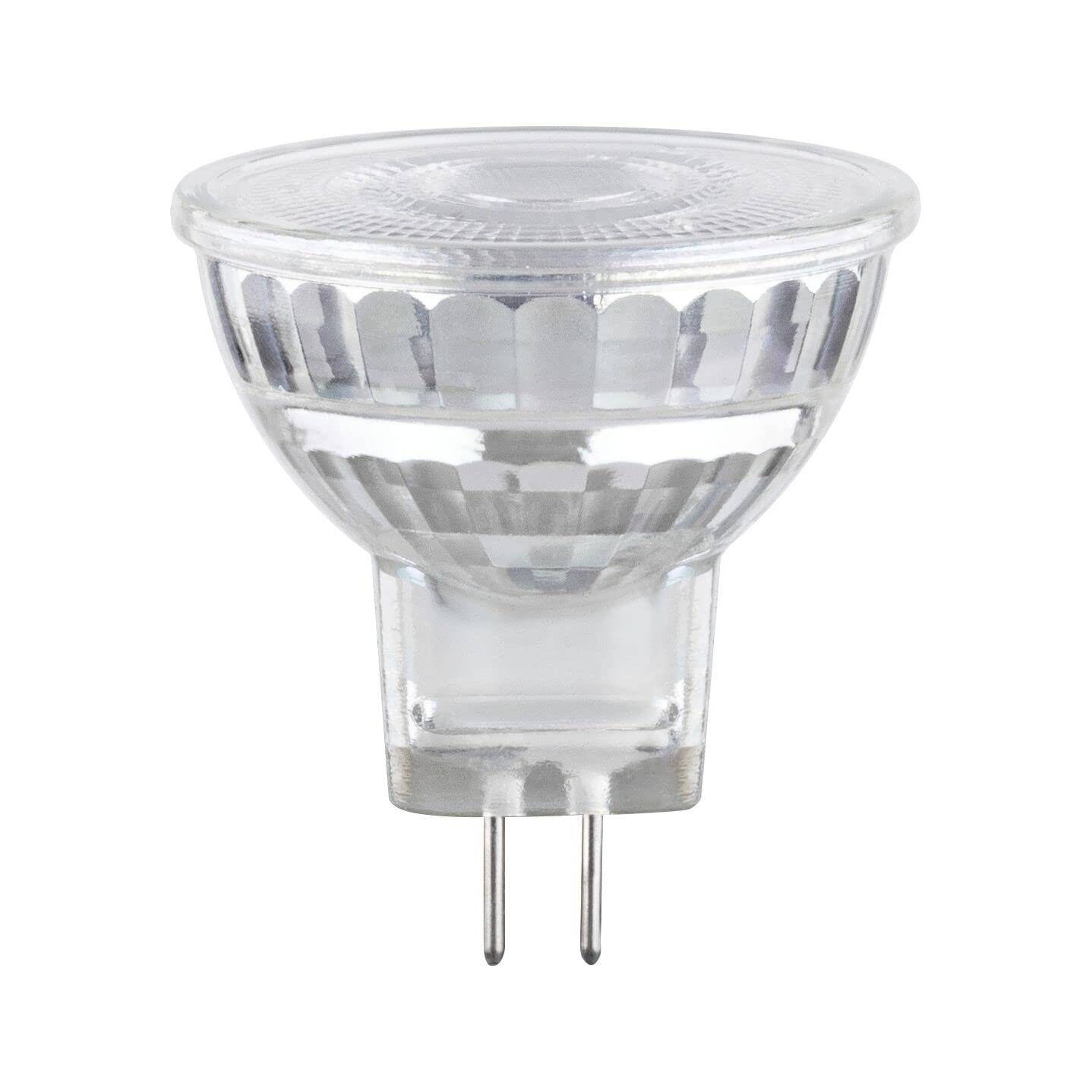Paulmann 28978 Standard 12V LED Reflector GU4 12V 1-Pack 1.8W 184lm 35mm Silver Glass 2700K – Warm White lamp