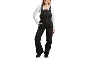 URBAN REPUBLIC Womens Snow Bibs - Insulated Waterproof Snow Bib Warm Overalls for Women - Size Up for Ideal Fit (Sizes S–XL)