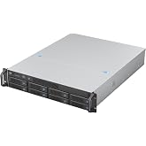 Rosewill 2U Rackmount Server Chassis | Supports up to 8 x 3.5 12Gbps Hot Swap SATA/SAS | E-ATX Compatible | 2U/CRPS PSU | 3 x 8038 PWM Fan | USB 3.2 Type-C | RSV-H208
