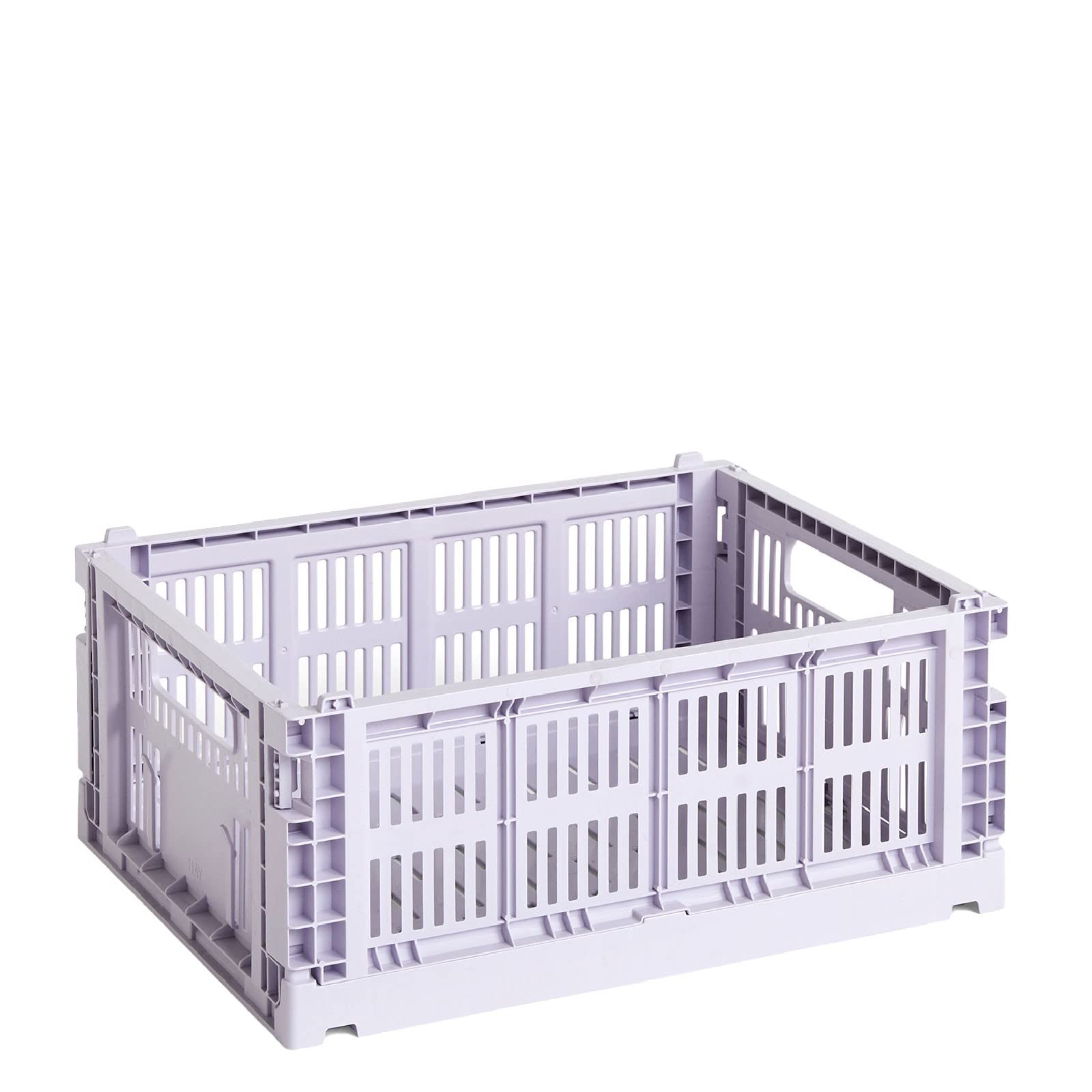 HAY Colour Crate 541459 Transport Box M Recycled Polypropylene Lavender 34.5 cm x 26.5 cm x 14 cm