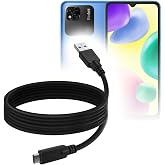 BoxWave Cable Compatible with Xiaomi Redmi 10A - DirectSync - USB 3.0 A to USB 3.1 Type C, USB C Charge and Sync Cable - 6ft - Black
