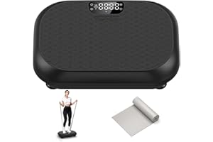 Taevno Vibration Plate Exercise Machine Weight Loss, Full Body Shaker Workout Vibration Plates Lymphatic Drainage, Stand Shake Vibrating Plate for Women Men 450 Lbs Capacity Fitness Platform