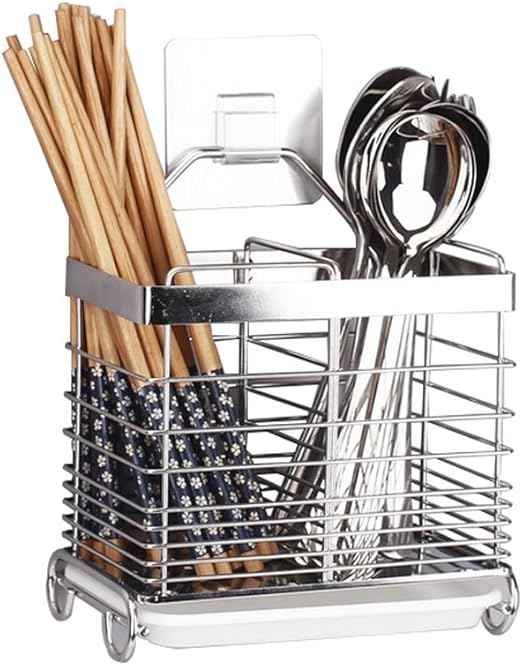 Amazon Com Sus 304 Stainless Steel Hanging 2 Compartments Mesh