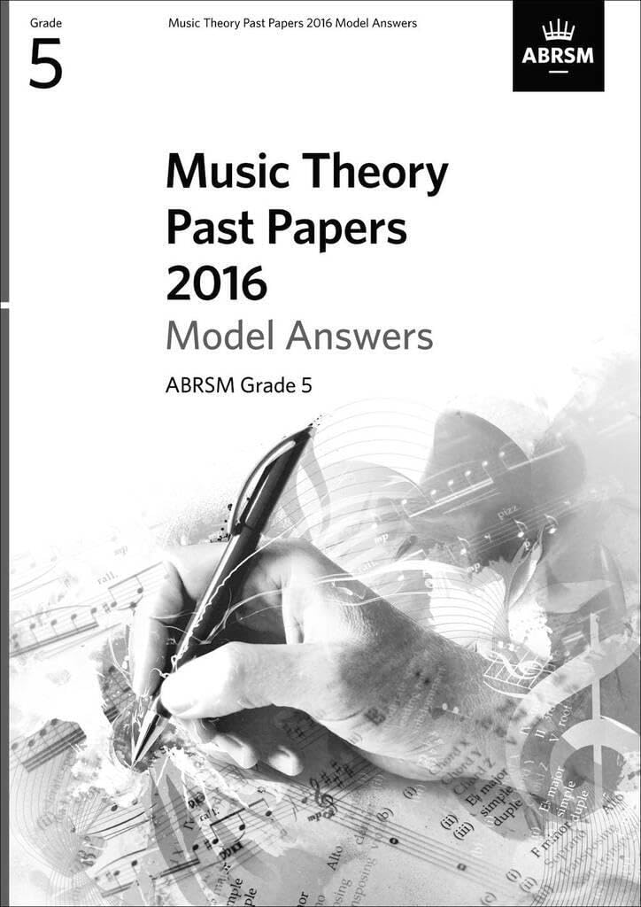 Music Theory Past Paper 2016(Model Answers)
