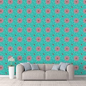 Wall Mural Beautiful Pattern Colorful Texture Removable Self-Adhesive Large Wallpaper - 66x96 inches