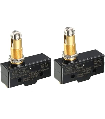 uxcell TZ-8112 Limit Switch Roller Plunger 1NC+1NO for CNC Mill 3D