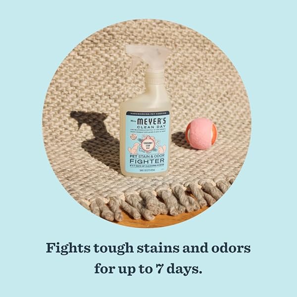MRS. MEYER’S CLEAN DAY PET STAIN & ODOR FIGHTER, COCONUT LEAF SCENT, 16OZ