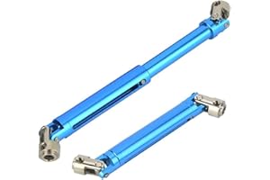 ADORLY 2pc Full Aluminum Redcat Gen7 Driveshafts Redcat Gen7 Pro Metal Driveshafts Redcat Everest 10 Gen7 Sport Drive Shafts Upgrades Parts Blue