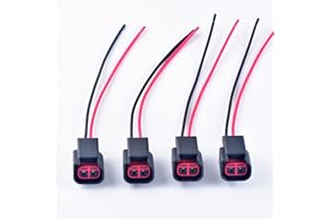DECKBU 4pcs 2Pin female COP injector Plug Ignition Coils Automotive waterproof connector For Ford Focus Mondeo Kuga EPC
