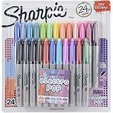 Sharpie Fine-Tip Permanent Marker, 24-Pack Assorted Colors (Office Product)