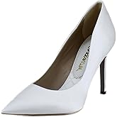 Sam Edelman Women's Hazel Pump, Bright White Satin, 7.5