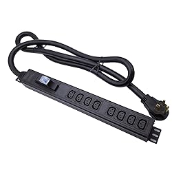Data Center 240V 50Amp Server Cabinet L6-50P 8