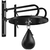 Adjustable Speed Bag Platform Speed Bag Stand Kit with Speed Punching Bag, Speed Bag Swivel for Boxing Training, Punching, Exercise, Home Gym
