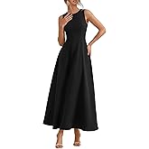 PRETTYGARDEN Women's Maxi Dress Summer Wedding Guest 2026 Spring A Line Long Tank Flowy Modest Sleeveless Cocktail Dresses