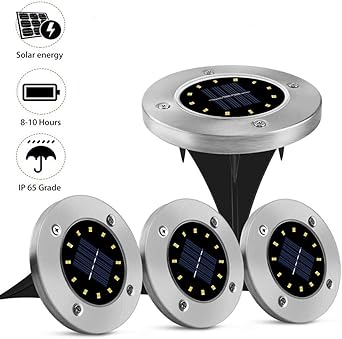 4er Solar Bodenleuchten Aussen Solarleuchte Aussen Garten Bodenleuchte Edelstahl Aussenleuchte Wasserdicht Outdoor Led Solar Path Lights Garten Landschaft Beleuchtung Fur Yard Auffahrt Rasen Pathway Amazon De Beleuchtung