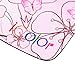 ICOLOR Pink Butterfly Anti-Slip Mouse Pad by ICOLOR Mice Pad Mat Mousepad for Optical Laser Mouse MP-018
