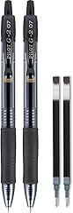 Pilot, G2 Premium Gel Roller Pens, Fine Point 0.7 mm, Black, Pack of 2
