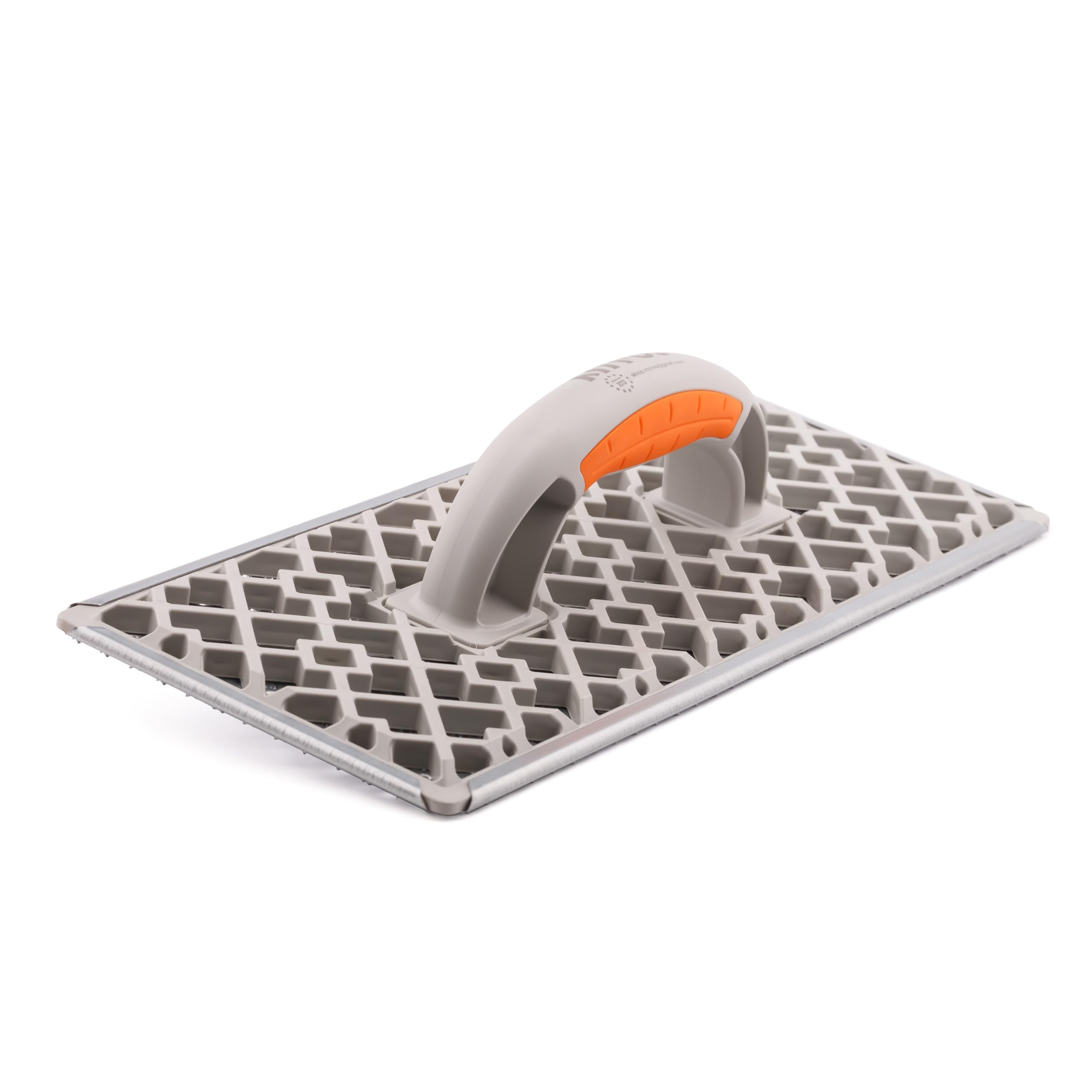 MIVOS Sanding Board - Rasp Board for Styrofoam - Grating Board with Galvanised Sheet Steel Rasp Coating - 380 x 155 mm - Leveling Board - Grinder - Hand Sander, IN-3701