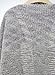 Futurino Women's Cable Knitted Boyfriend Pocket Open Front Cardigan, one size, Heathered