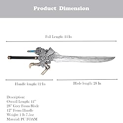 44" Foam Engine Blade Sword Replica – Oversized