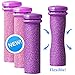 Emjoi Micro-Pedi Compatible SoftFLEX Technology Refill Rollers (Xtreme + Extra Coarse) - Pack of 4