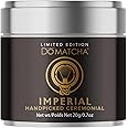 DoMatcha - Imperial Ceremonial Matcha Tin, 0.7oz - Limited Edition Hand-Picked Japanese Matcha from Uji, Kyoto – Exclusive 16th-Gen Tea Master Blend – Rich in L-Theanine for Premium Tea Ceremony Experience