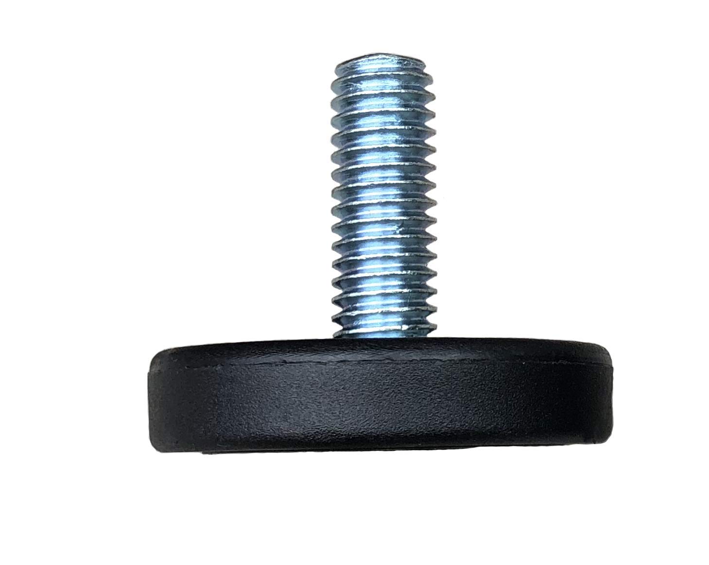 Photo 1 of SINGTAN 1.5" Base Heavy Duty 0.75" Adjustable Furniture Feet - Pack of 8 | Table & Chair Levelers (3/8" Bolt)