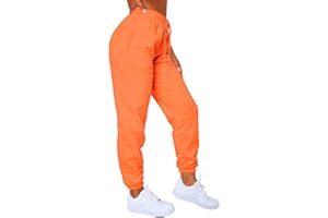 Waitfairy Womens High Waisted Sweatpants Drawstring Jogger Sweat Pants Cinch Bottom Workout Trousers