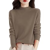Arispjct Warm Cashmere Sweaters for Women Long Sleeve Crew Neck Classic Soft Pullover Sweater Loose Casual Fall Winter 2025