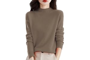 Arispjct Warm Cashmere Sweaters for Women Long Sleeve Crew Neck Classic Soft Pullover Sweater Loose Casual Fall Winter 2025
