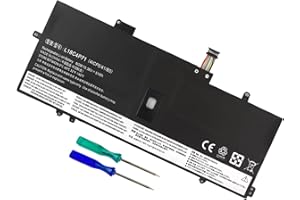 DMKAOLLK 51Wh L18C4P71 L18M4P72 Battery Replacement for Lenovo Thinkpad X1 Carbon 7th Gen, X1 Carbon 8th Gen,ThinkPad X1 Yoga 4th/5th Gen Series 02DL005 02DL006 L18L4P71 SB10K97644 SB10K97642 15.4V