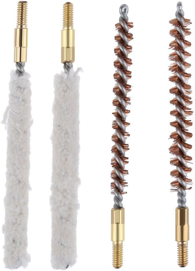 Noga Pistol Hunting Gun Cleaning Tool Kit Accessories Rifle Gun Brush Mop Storage Handle for Cal.4.5/5.5mm : Sports & Outdoors