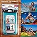 Waterproof Phone Case for Swimming iPhone 13 Pro Max Samsung 20+ and All Large Phones 4 x 7.2cm. Waterproof Pouch for Phone Keys Money Holder Passport Travel Dry Bag. IPX8. 10m Under Water. Blue