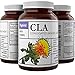 Natural Conjugated Linoleic Acid CLA - Pure And Potent Weight Loss Capsules For Men And Women With Safflower - Boost Metabolism - Burn Belly Fat - Powerful Antioxidant - CLA Complex By Phytoral