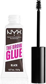 NYX Brow Glue The Brow Gel Tinted Eyebrow Gel 24 Hour Hold Black view 8