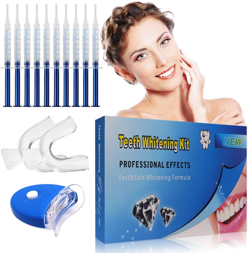 Kit de Blanqueamiento Dental,Gel Blanqueador de Dientes,Blanqueamiento de dientes,Teeth Whitening Kit Profesional Blanqueamiento Dientes,Para Manchas de Humo, Dientes Negros
