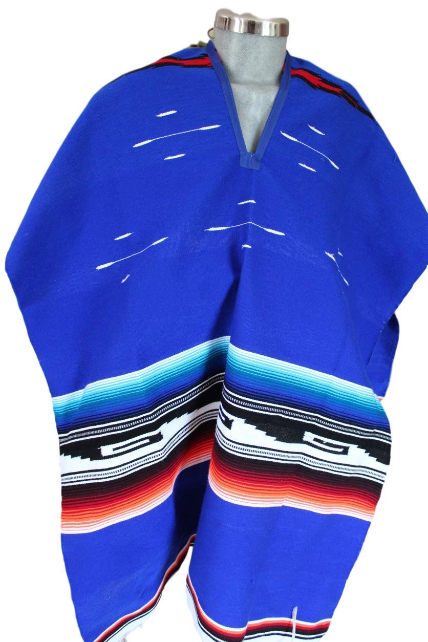 Jorongo Poncho Mexicano Artesanal Tipo Santanero