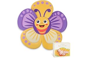 YOOXARMOR Flower Baby Bath Pad for Infant Bathtub Sink Flower Mat Tub Little Lotus - Petal Soft Supports Lounger Newborn Bathing Insert Seat Baby Essentials, Bees