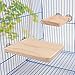 PanDaDa Chinchilla Shelves,Small Pet Wooden Cage Platform Shelf Stand Board for Puppy Pet Hamster Squirrel,1PCthumb 4