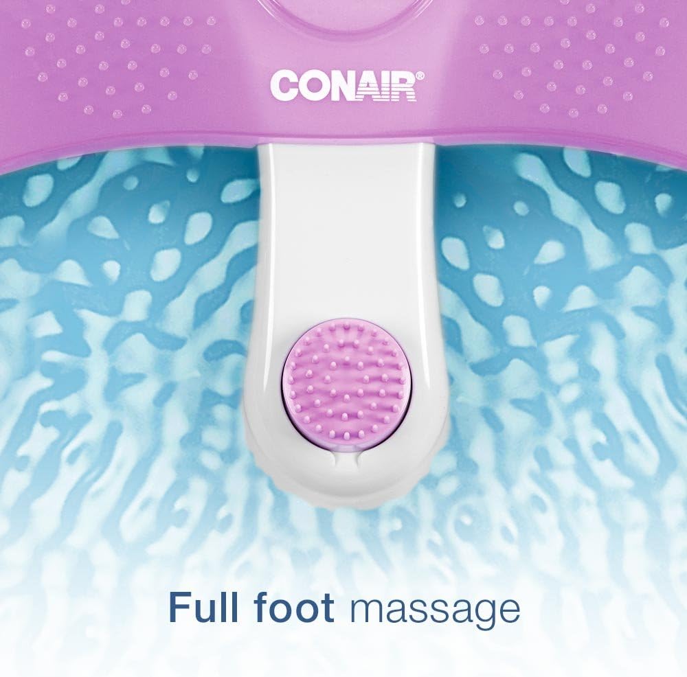 Conair Foot Spa/ Pedicure Spa with Soothing Vibration Massage: Health & Personal Care