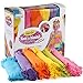 Fun Little Toys Knot a Blanket DIY No Sew Fleece Quilt Craft Kit 6 Colors 48pcs Good for Family Fun