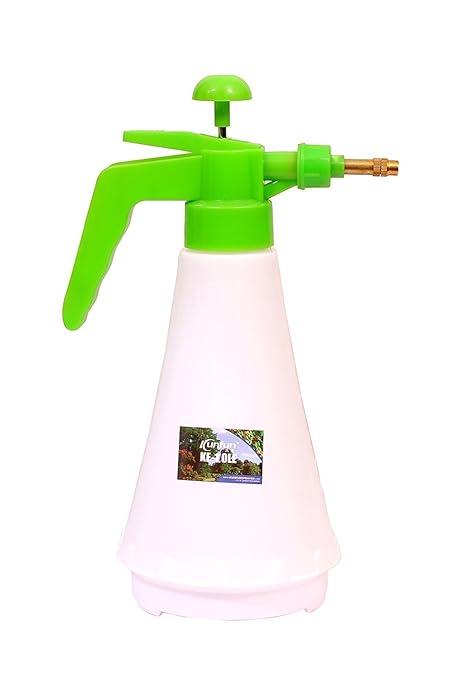 AKR 1 Litre Handheld Garden Spray Bottle Pump Pressure Water Sprayer,Chemicals,Pesticides,Neem Oil And weeds Lightweight Water Sprayer (white green)