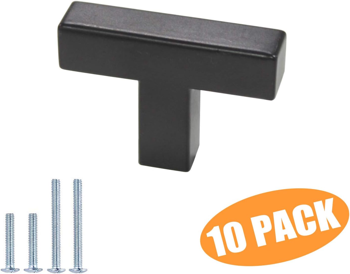 Best probrico kitchen cabinet pulls brushed nickel t bar stainless steel door knobs