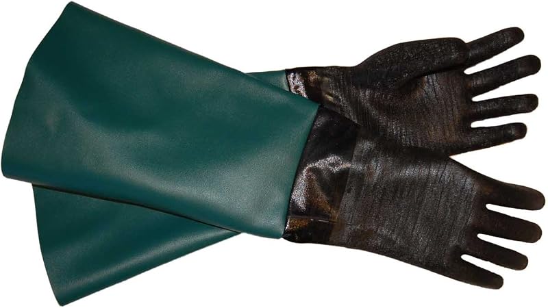 Best Manufacturing Sandblasting Gloves - Neoprene/Vinyl, Size 7.5x26 | Blast Cabinet Gloves, Durable Protection