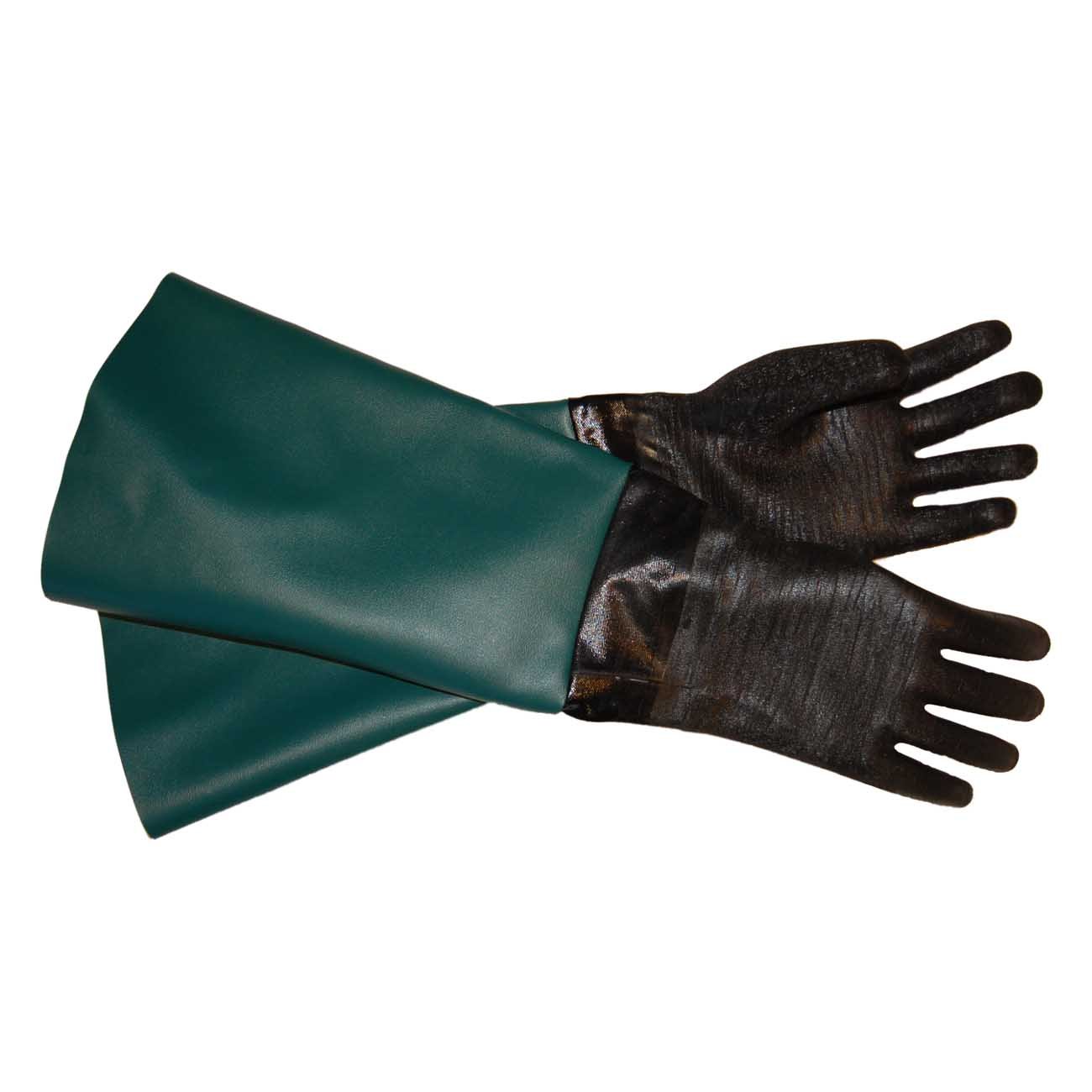 TUFF-Blast Gloves for Sandblasting Sandblaster Sand Blast Cabinet - 7" x 26" Made in USA