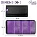 (3 Pack) 6 Pocket Filter Wallet Case for Round or Square Filters + Premium MagicFiber Microfiber Cleaning Cloth