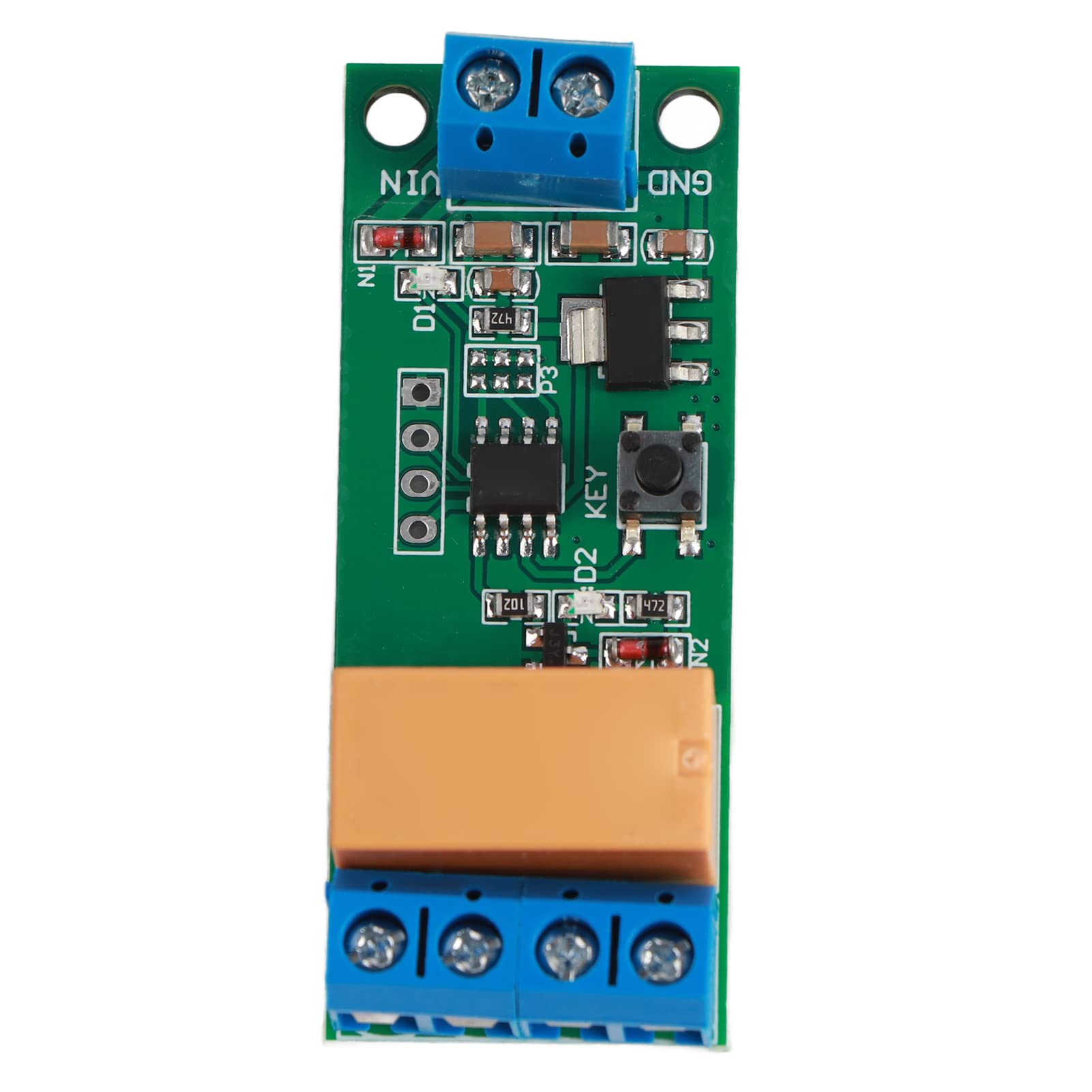 Hilitand DC Motor Reverse Polarity Module, 2A Drive Current, 5-12V, DPDT Delay Relay, Adjustable Time Forward & Reverse Operations