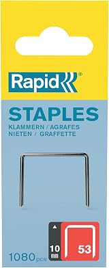 Rapid No.53 Staples 8 mm Leg 1080 pcs 40109503 galvanised for upholstery view 7