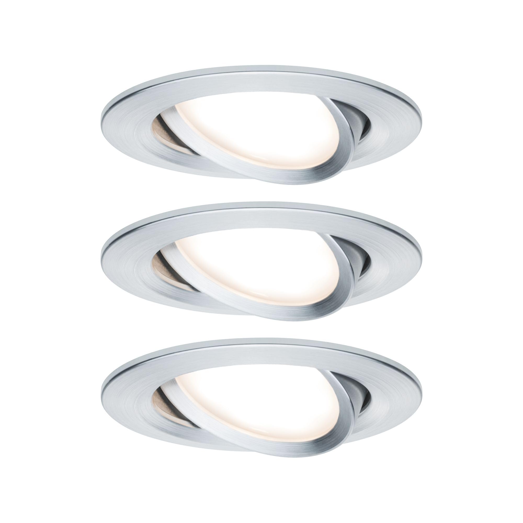 Paulmann 93899 Premium RL Set Coin Slim rd swiv LED 3x6.8W 2700K 230V 51mm alu Turned/alu — image 1