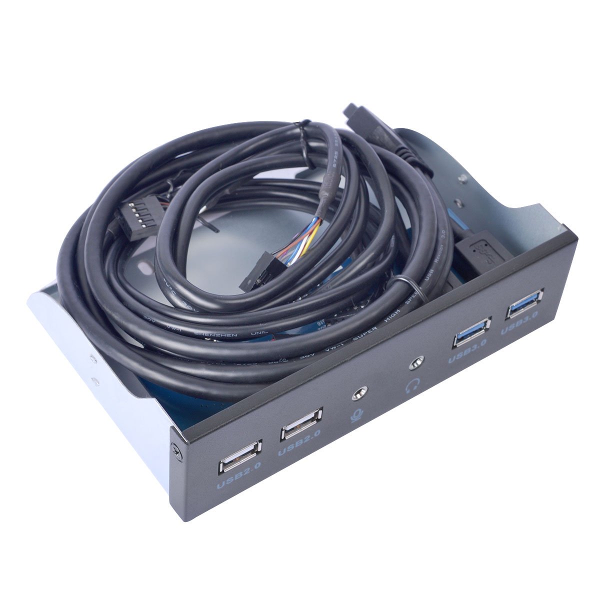UCEC 5.25 Inch Front Panel USB Hub With 2x USB 3.0 Ports 2x USB 2.0